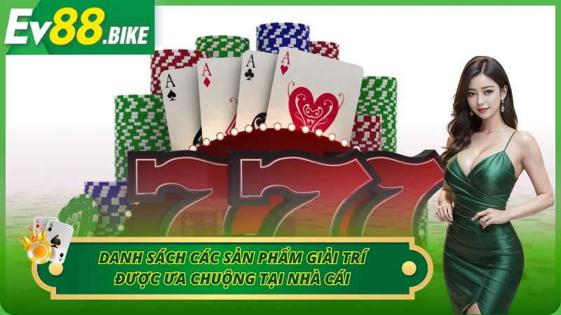 Top game cá cược nổi bật tại nhà cái ev88